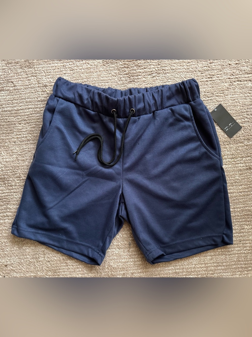 Men’s Size Small Athletic Sweat Shorts - Navy Blue
